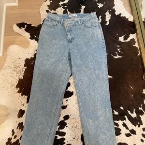 NWOT Abercrombie & Fitch The 90's Straight Ultra High Rise Curve Love